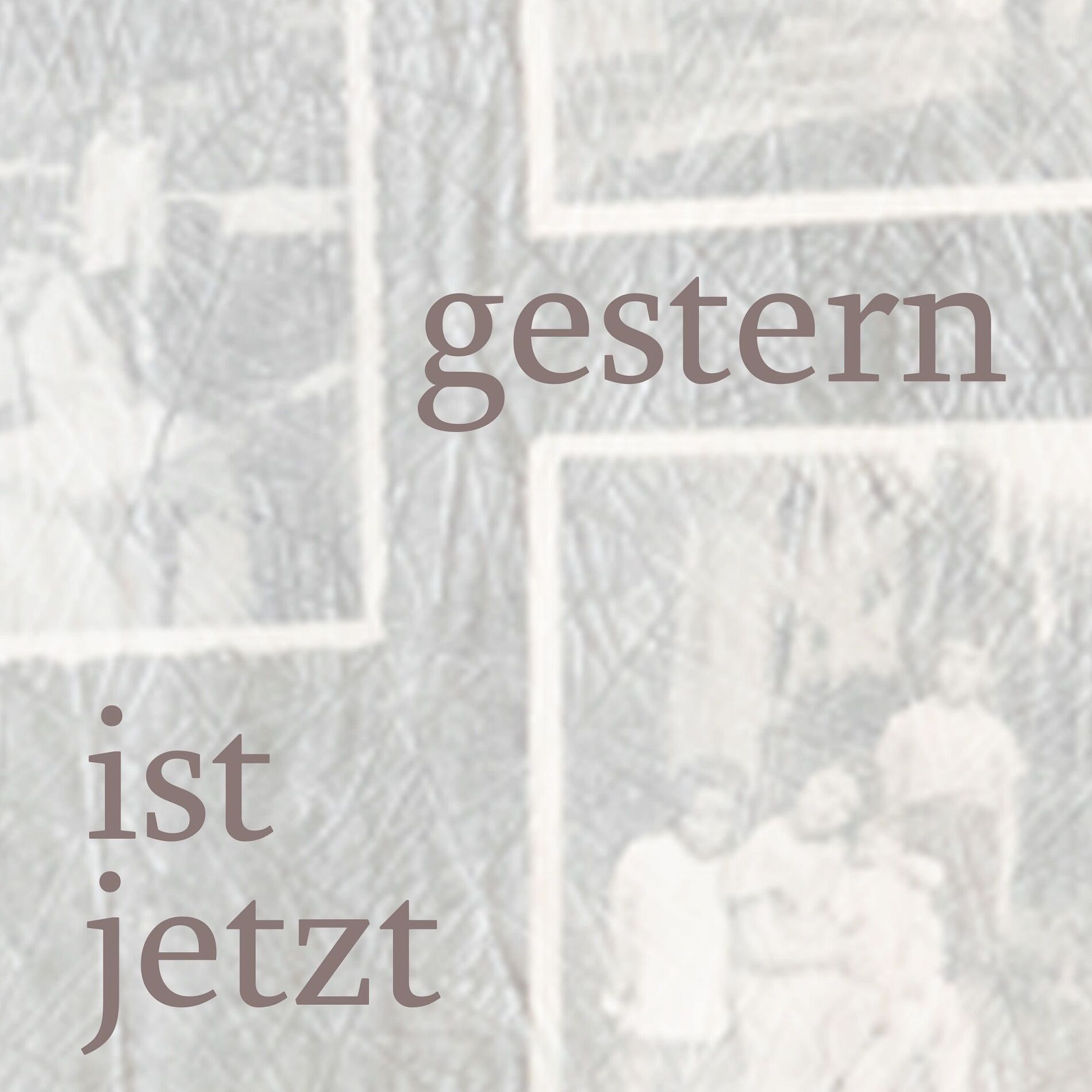 Show cover of gestern ist jetzt