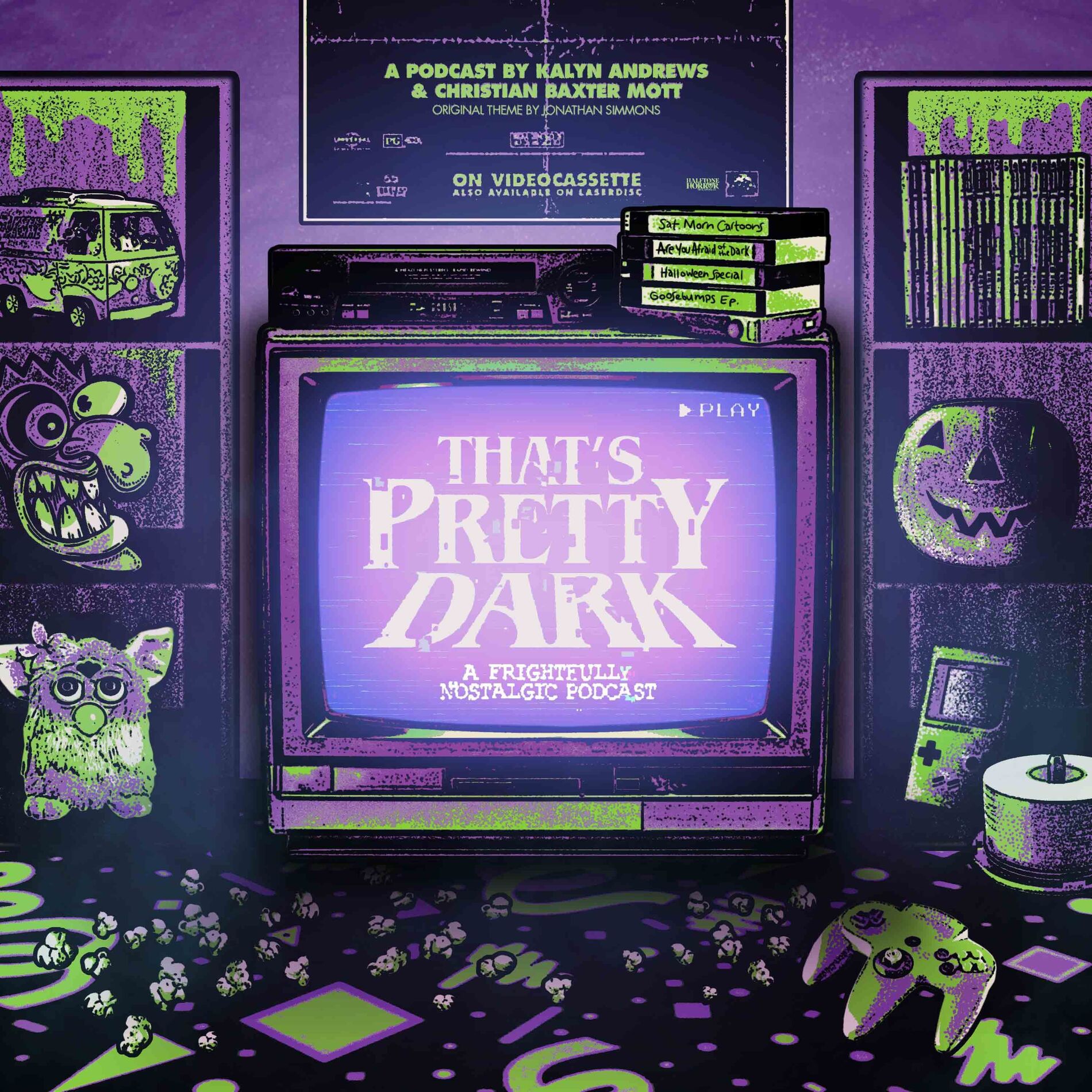 Show cover of That's Pretty Dark: An '80s & '90s Nostalgia Podcast