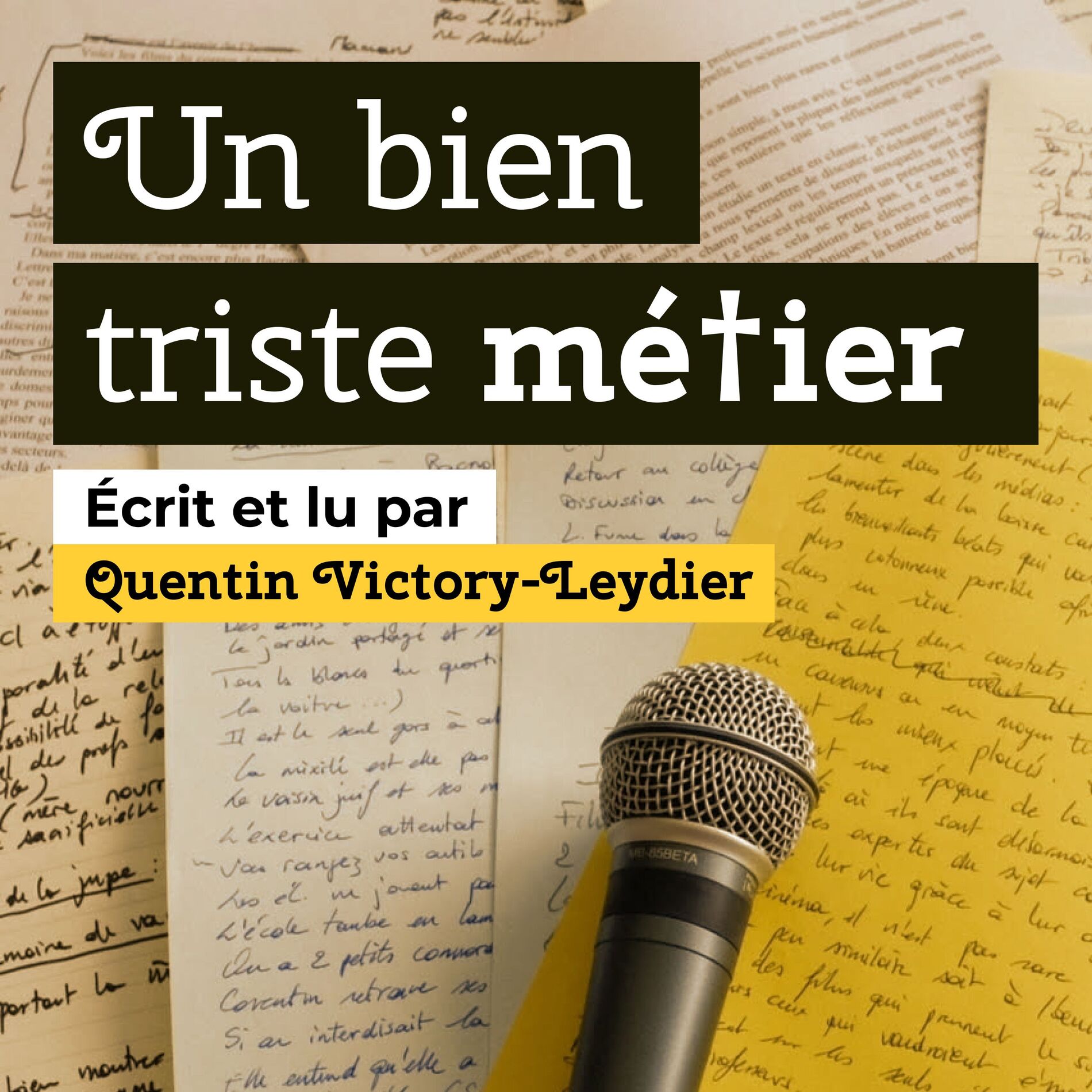 Show cover of Un bien triste métier