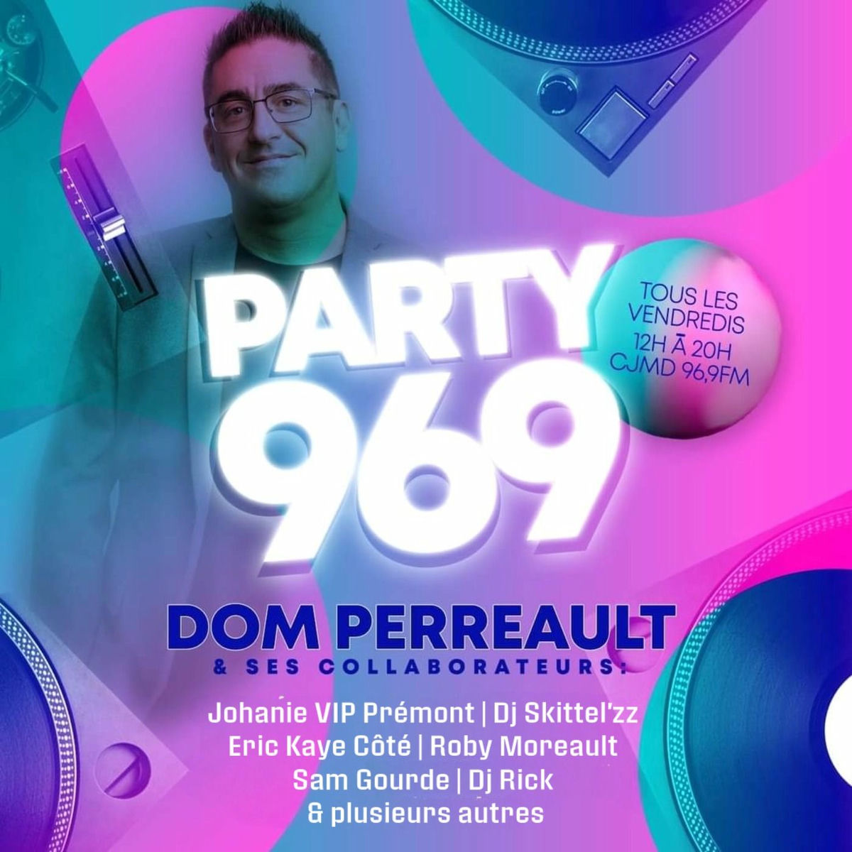 Show cover of LE PARTY 969 | CJMD 96,9 FM LÉVIS | L'ALTERNATIVE RADIOPHONIQUE